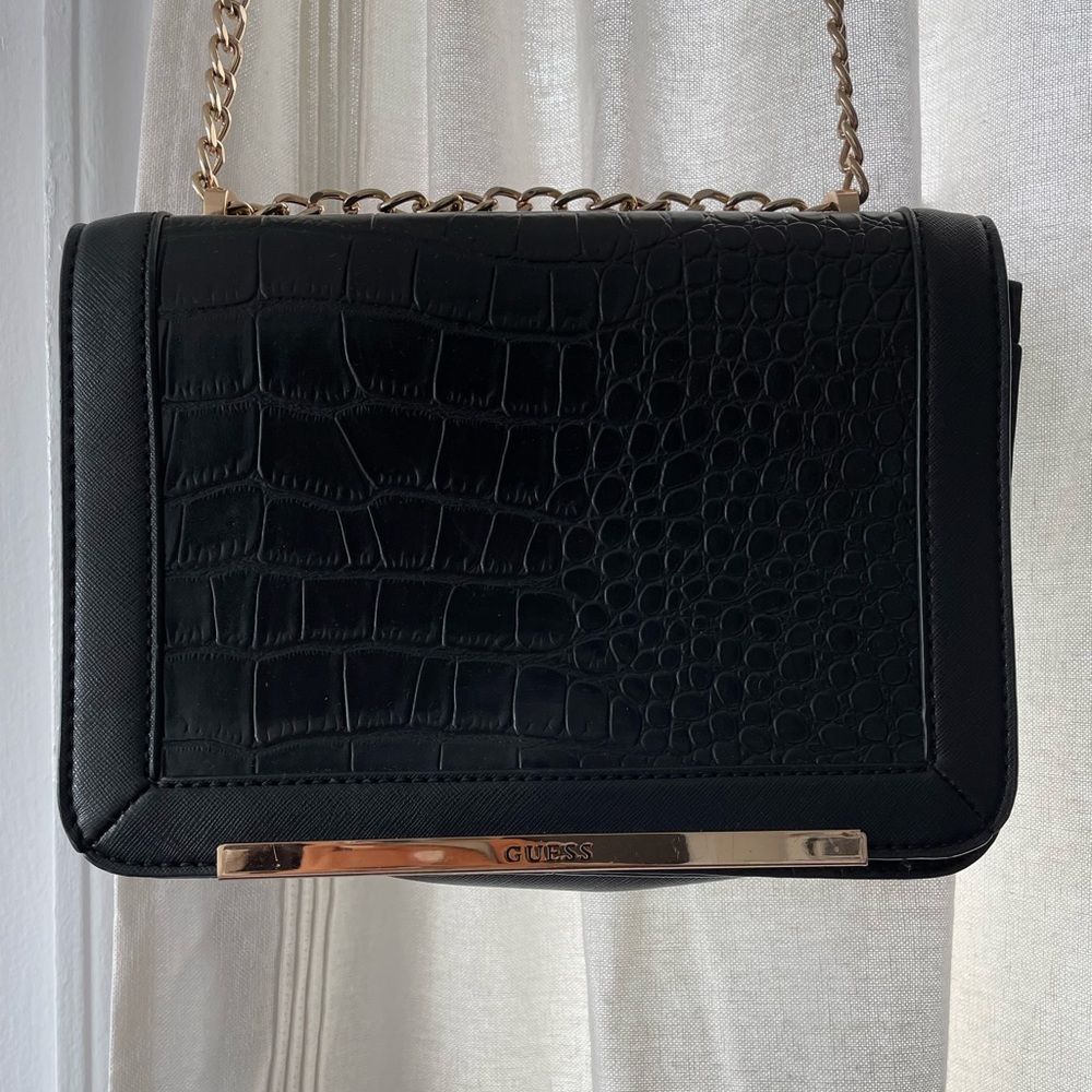 Guess Snake Embossed Crossbody Bag